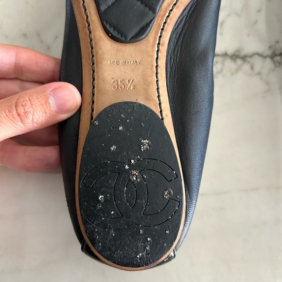 Chanel black ballet flats - Picture 7 of 9